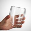 Set van 2 dubbelwandige thermische glazen 350 ml - Afbeelding 2