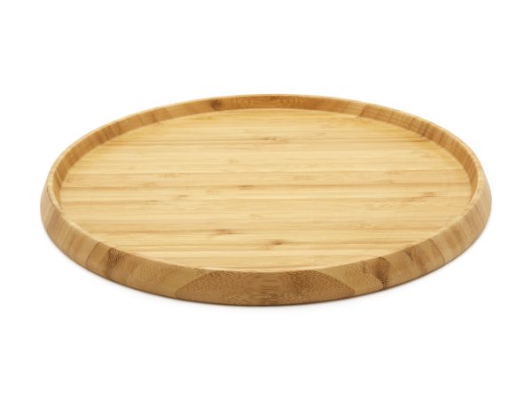 Bredemeijer bamboe dienblad rond, naturel