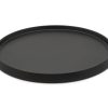 Bredemeijer bamboe dienblad rond, zwart