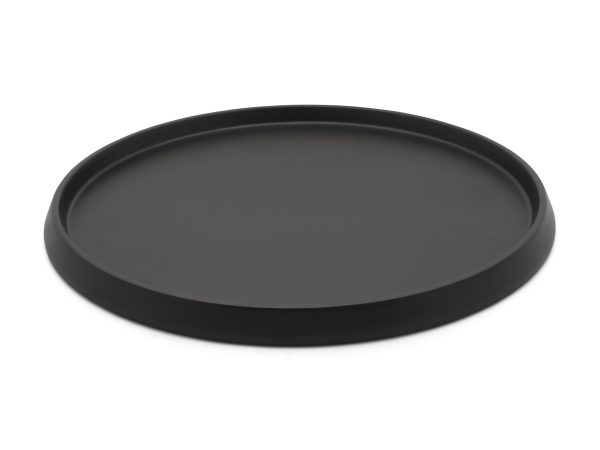 Bredemeijer bamboe dienblad rond, zwart