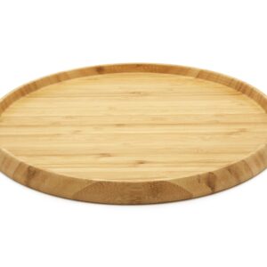 Bredemeijer bamboe dienblad rond, naturel