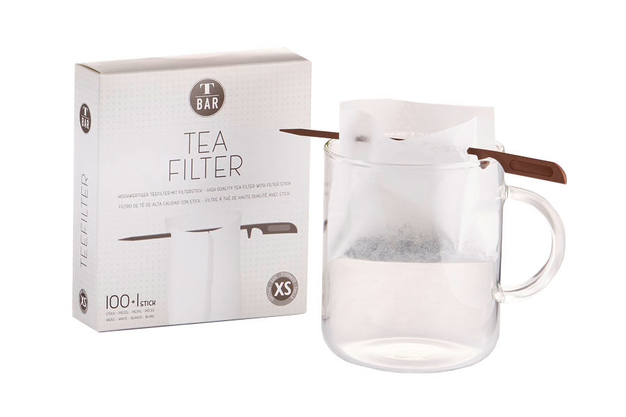 Papieren Theefilter XS met stick (100)