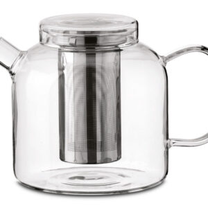 Globe glazen theepot met rvs filter (1500 ml)