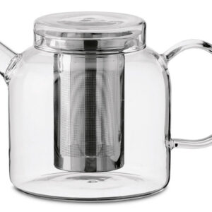Globe glazen theepot met rvs filter (1200 ml)