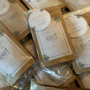 Klein theepakketje met theefilters